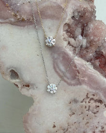 Round Diamond Solitaire Necklace | 0.5–1.5CT | VIVIE