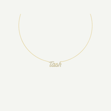 Diamond Name Necklace | Personalised Script | VIVIE