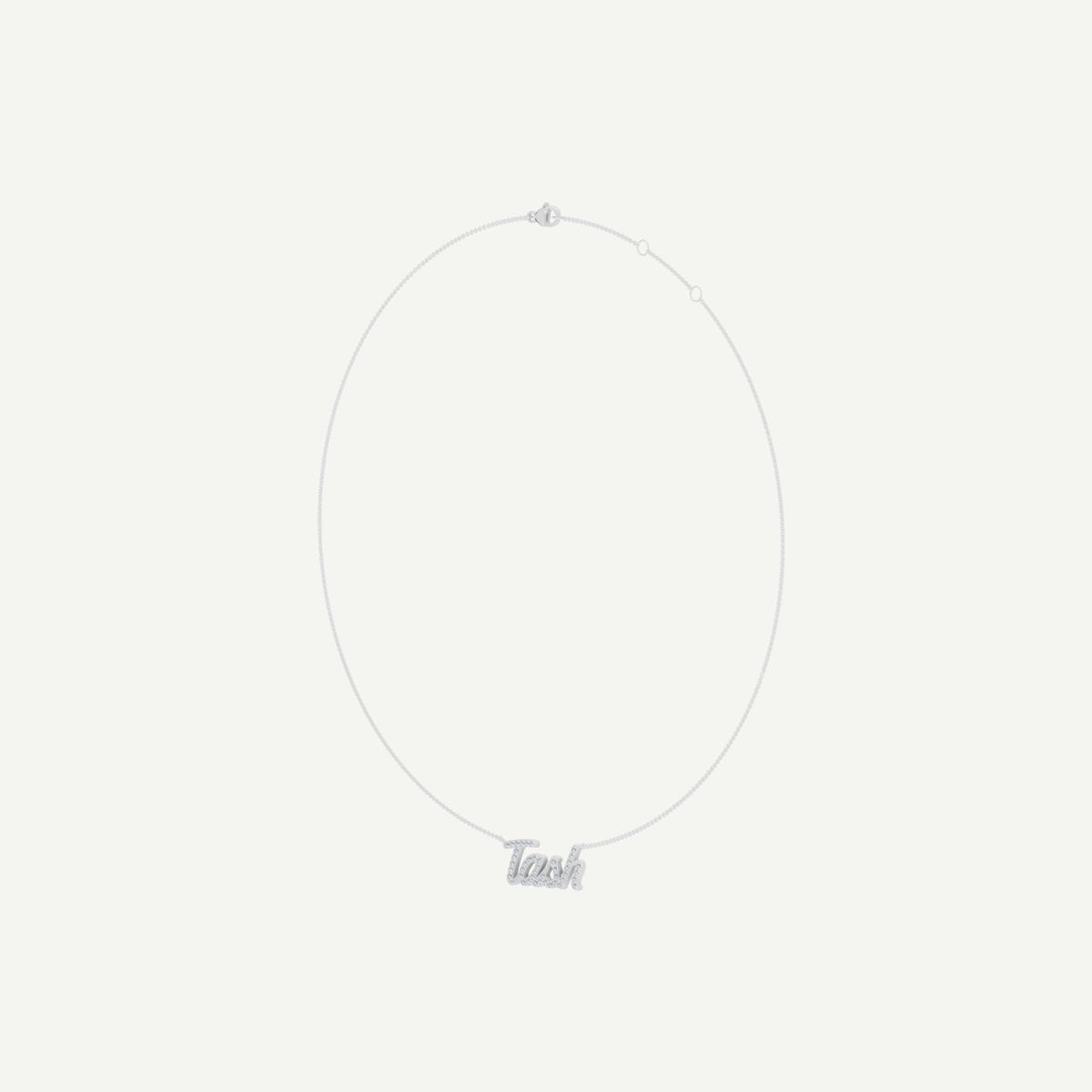 Diamond Name Necklace | Personalised Script | VIVIE